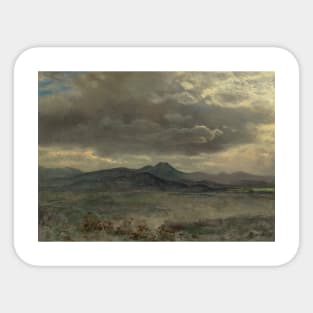 Cloud Study in San Francisco by Albert Bierstadt Sticker